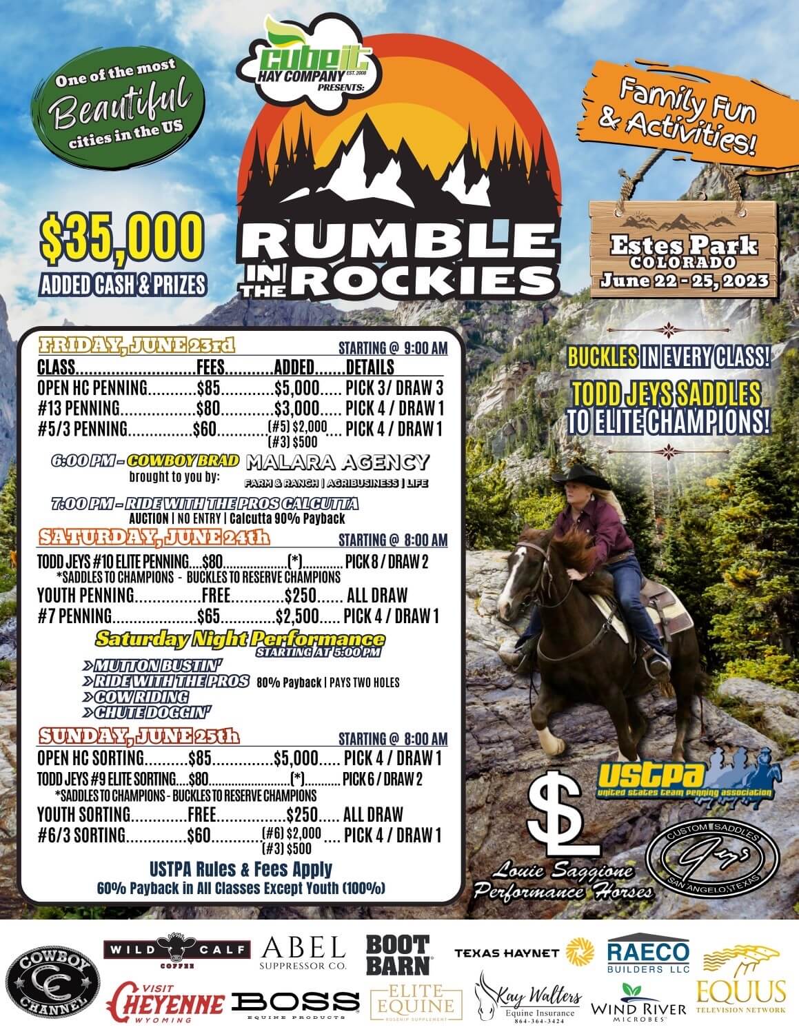 Rumble in the Rockies Estes Park, CO June 2325, 2023 USTPA